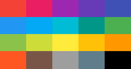 kleuren palette voorbeeld
